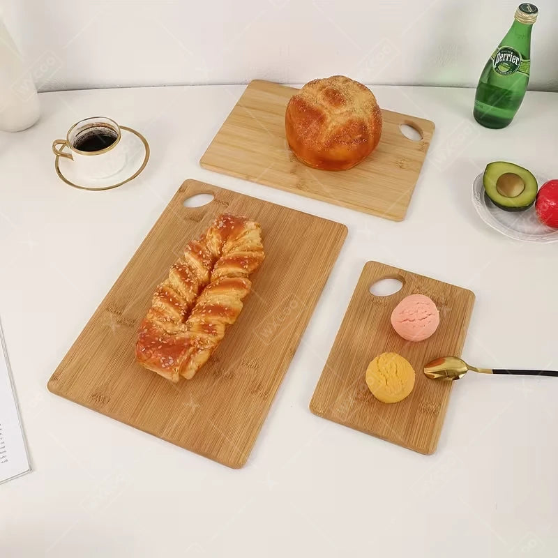 3-teiliges Bambus-Schneidebrett-Set, dicke Mehrzweck-Schneidebretter für Fleisch, Gemüse, Obst, Küchen-Schneidebrett aus Bambusholz