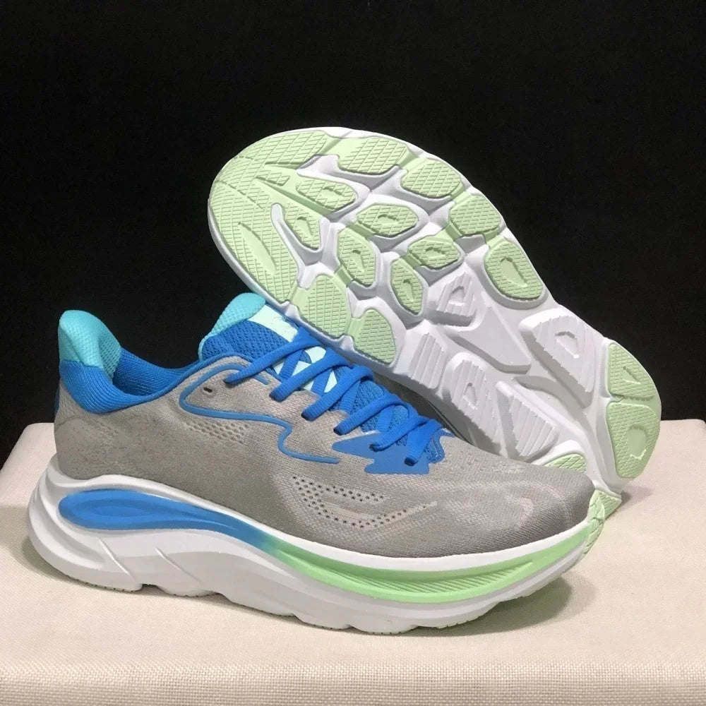 Hoka Clifton 10 Laufschuhe für Herren 2026 – Gedämpfte, elastische Outdoor-Sneaker für Marathon, Trail, Trekking und Tennis