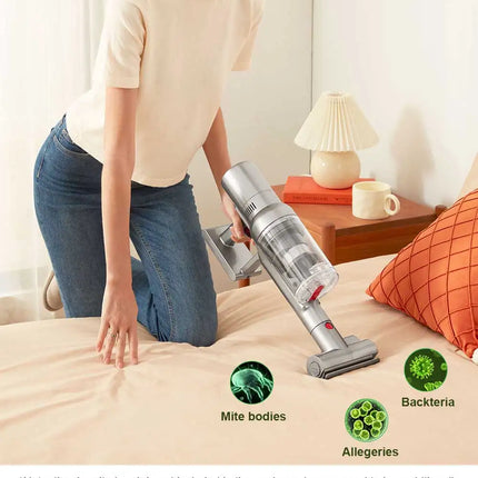 Liectroux i10 Cordless Handheld Vacuum Cleaner, Smart Dust Detection, 250W BLDC, 27Kpa Suction, Color Touch Screen, Detachable Battery, 45 Minutes Runtime, Lightweight Stick Vacuum for Carpet