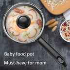 Topf Suppentopf Topf mit Deckel Antihaft-Medizinstein-Kochtopf Babynahrungs-Kochtopf Gasherd Küchenherd Milchtopf