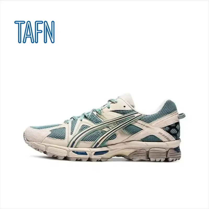 Retro-Sportschuhe mit segmentierter, rutschfester Sohle, geeignet für Jogging, Outdoor-Aktivitäten, Freizeit und Fitness für Erwachsene.
