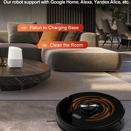 (Codice promozionale: GCC800)Aspirapolvere Robot ABIR X9, Navigazione Laser, Aspirazione 6500Pa, Mappa Multi-piano, Doppia Lampada UV, Controllo Zone Intelligente, Tecnologia Auto Carpet Boost, Versione di Fascia Alta