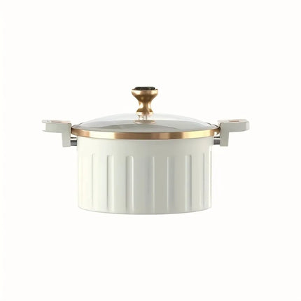 Enamelled Pots Large Capacity Double Handle Stew Pot Multifunctional Non-Stick Household Pot Cookware Suitable for the Kitchen