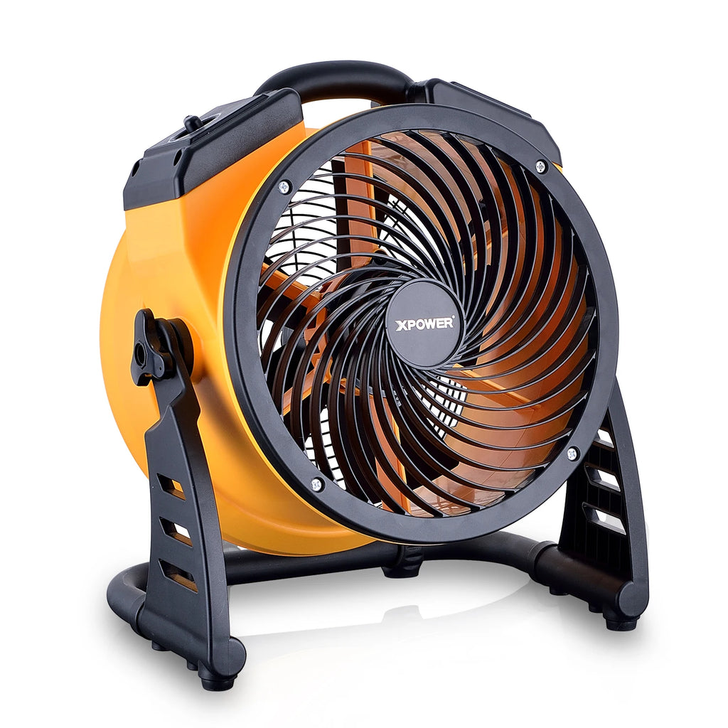 XPower FC-100 Ventilatore Industriale ad Alta Prestazione per Tutta la Stanza, Circolatore d'Aria, Ventilatore da Pavimento Multiuso a Velocità Variabile
