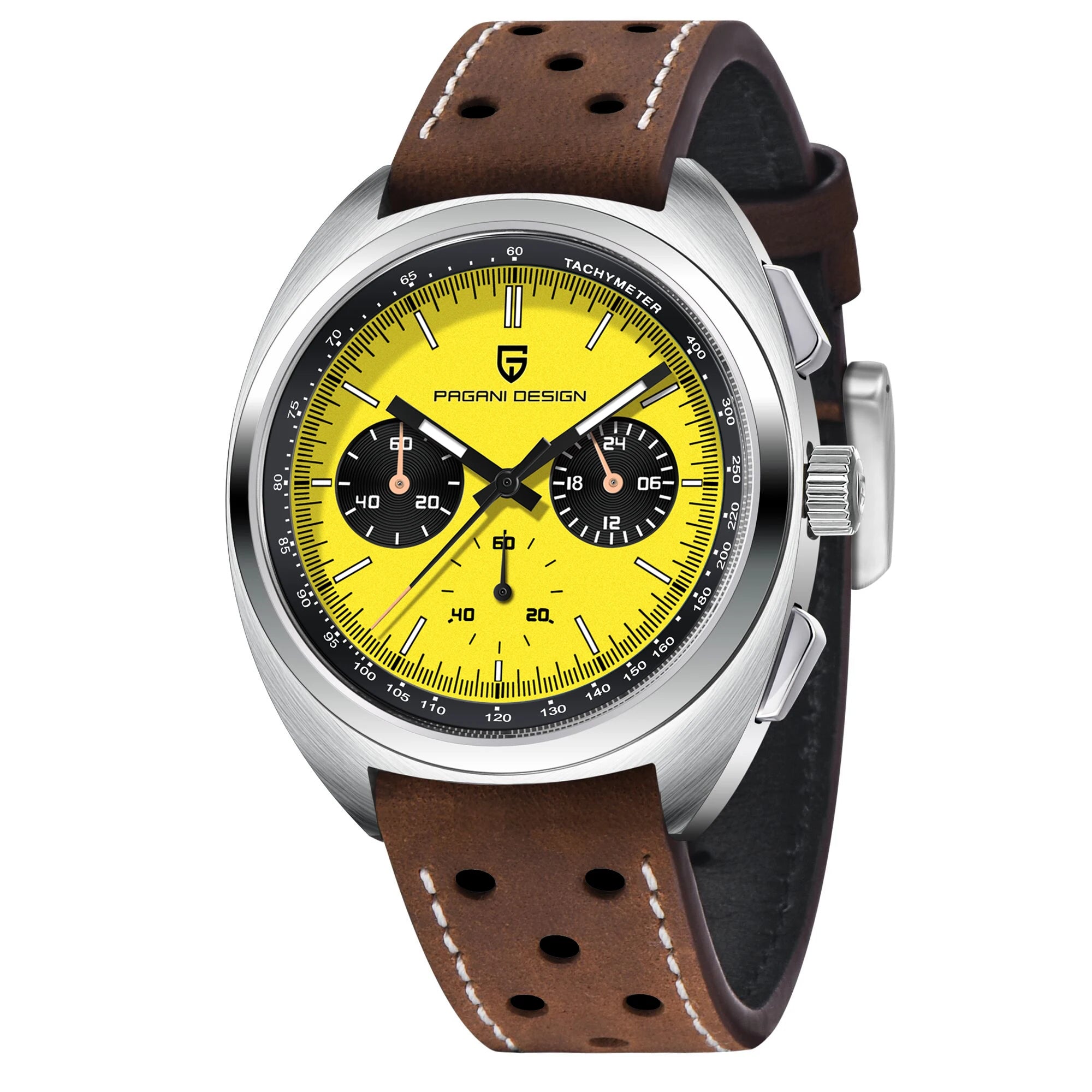 PAGANI DESIGN Orologio da polso al quarzo con cronografo VK63 e vetro zaffiro
