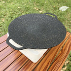 Backformen antihaftbeschichtete Pfannen zum Braten Pfanne runder Induktionsherd für Outdoor-Camping Küche Backutensilien Haushaltswerkzeuge