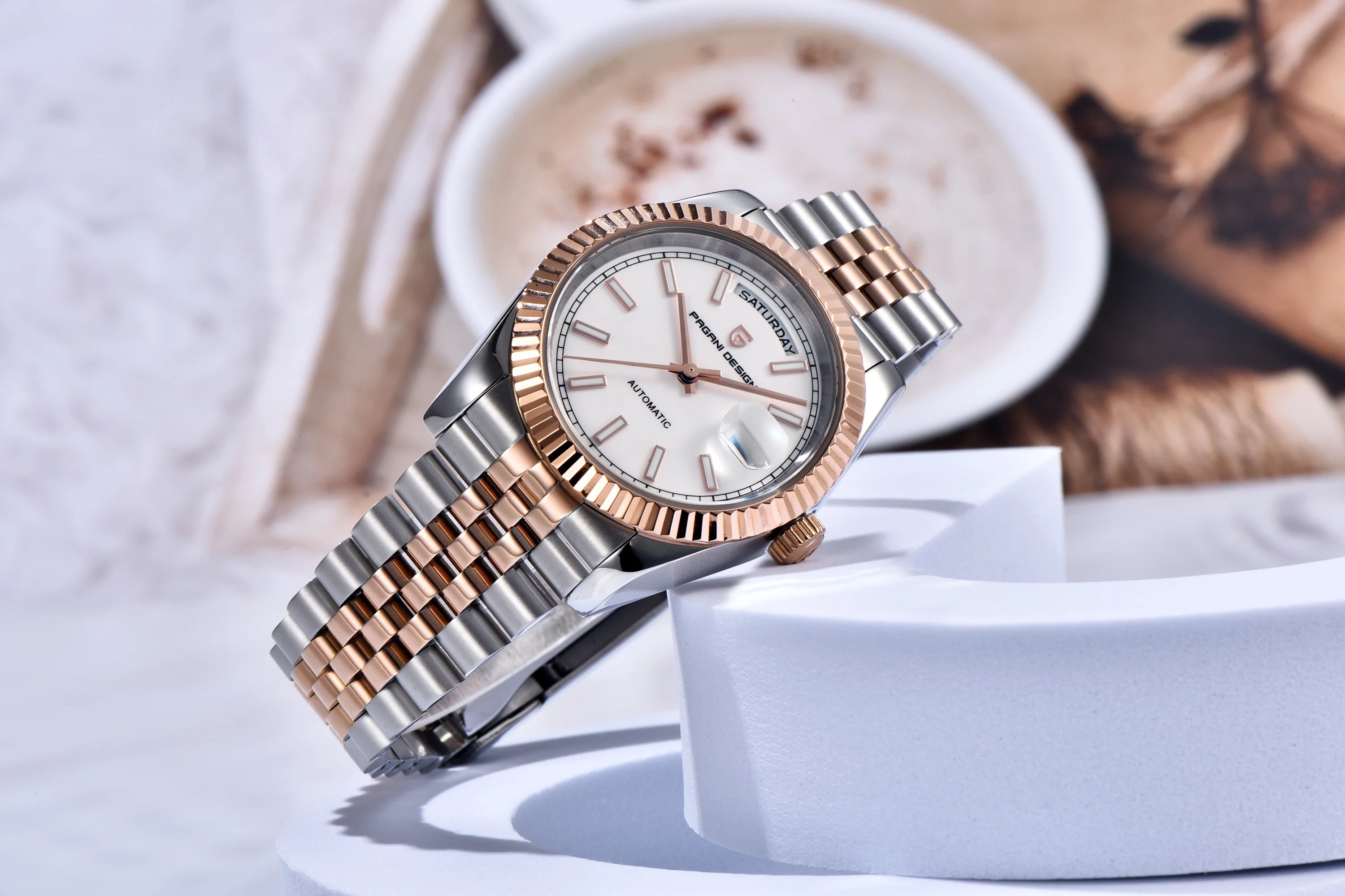 PAGANI DESIGN emailliertes Zifferblatt 2025 neue Herrenuhren DD36 Silber Gold automatische Luxus-Herrenuhr wasserdichte mechanische Armbanduhr