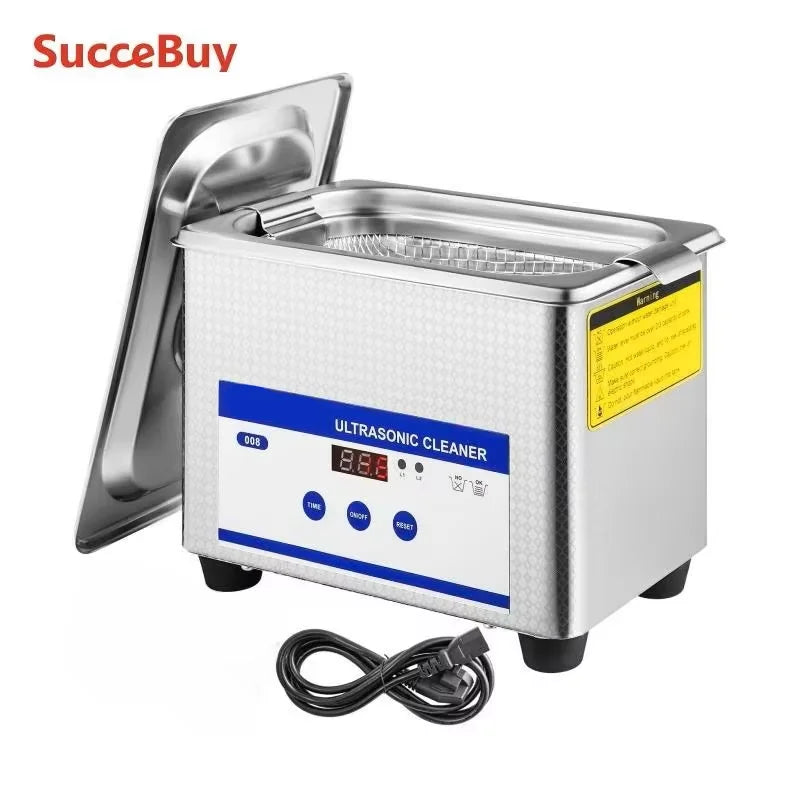SucceBuy 800ml Ultraschallreiniger Tragbare Reinigungsmaschine 35W Mini-Geschirrspüler Ultraschallbad Sonisches Haushaltsgerät