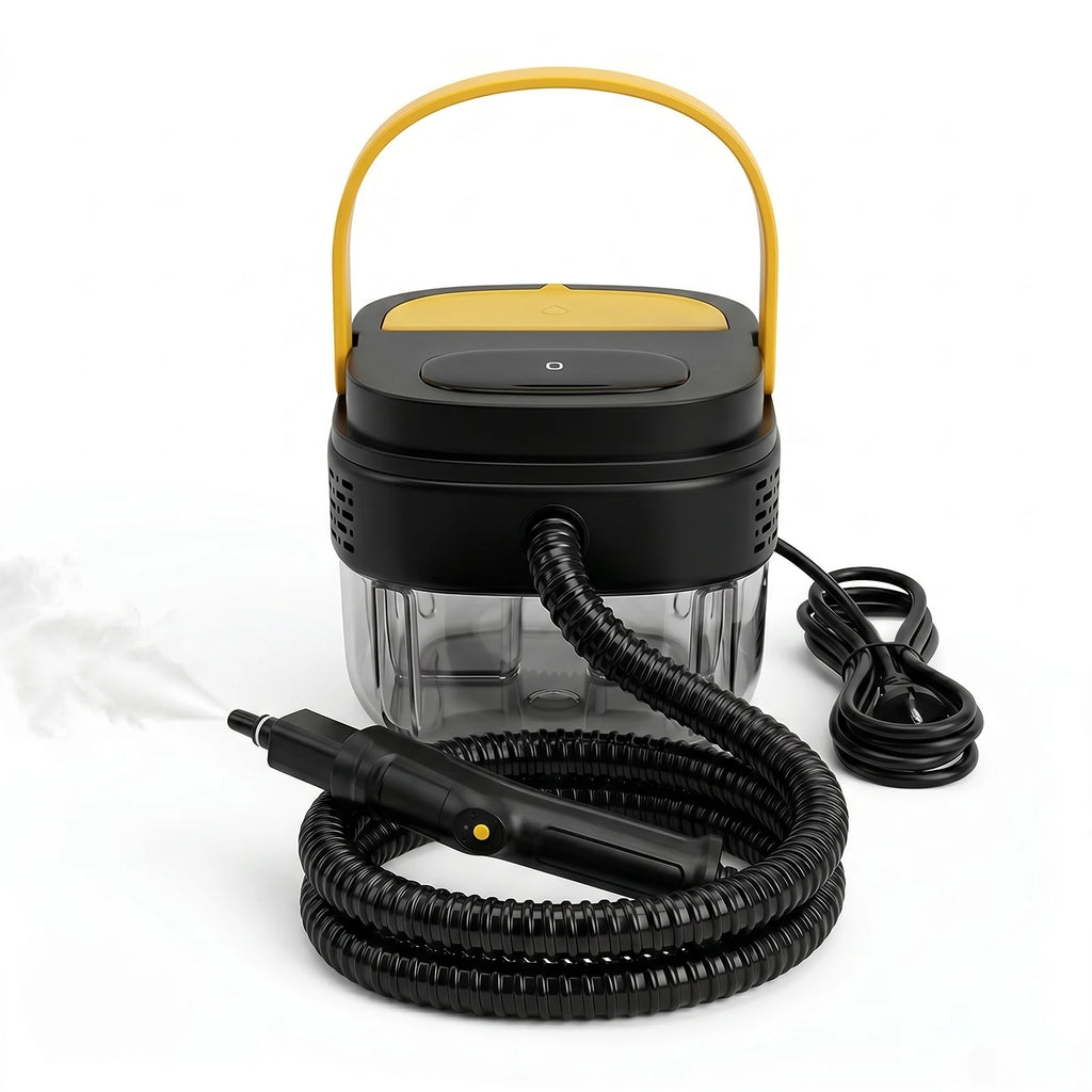 Podofo 2500W Handdampfreiniger, Klimaanlagenreinigungsmaschine mit 1,6L Tank, Hochdruck-Dampfreiniger, schnelle Aufheizung in 15s, 45 Minuten Dauerdampf, p