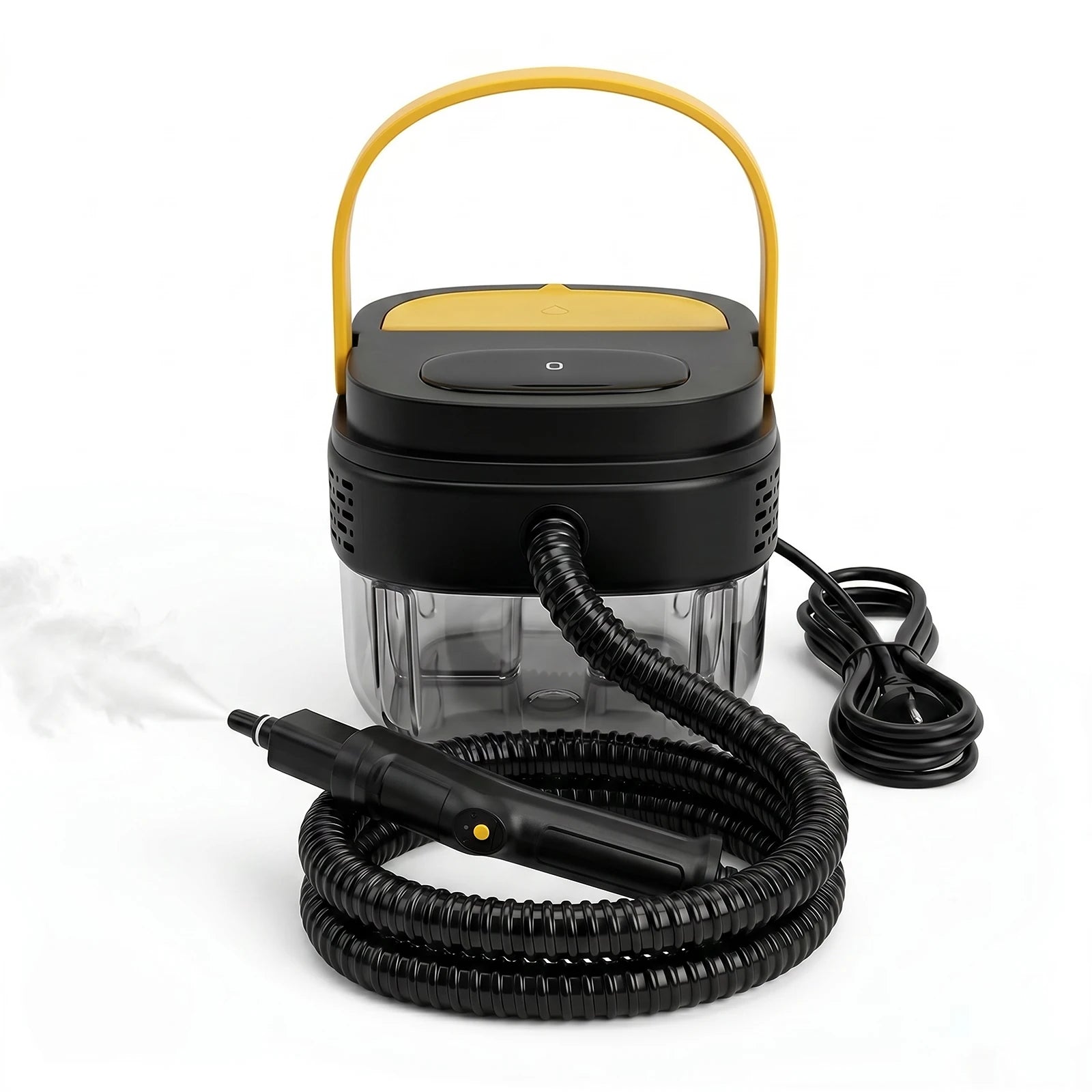 Podofo 2500W Handdampfreiniger, Klimaanlagenreinigungsmaschine mit 1,6L Tank, Hochdruck-Dampfreiniger, schnelle Aufheizung in 15s, 45 Minuten Dauerdampf, p