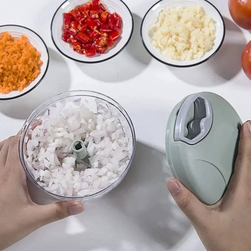 1 pezzo, tagliaverdure, schiacciapatate multifunzionale, tritatutto manuale per alimenti, tritatutto per verdure, tritatutto per aglio creativo, schiacciapatate