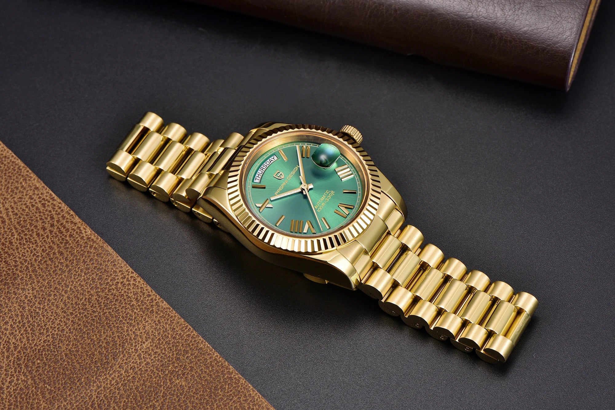 PAGANI DESIGN DD36 Oro Verde V2 Mechanische Herrenuhren Luxus-Automatikuhr für Herren 2026 Neue Armbanduhr mit Saphirglas AR