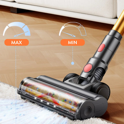 BUTURE VC90 600W 65KPA Potenza di aspirazione Aspirapolvere senza fili portatile elettrodomestico intelligente Batteria rimovibile Spazzola per la rimozione degli acari