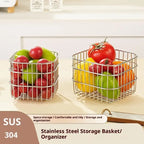1Pc Cipolla Zenzero Aglio Scaffale Da Cucina Appeso A Parete Condimenti Spezie Verdura Frutta Rack di Stoccaggio Cestino di Scarico A Parete Punch-Free