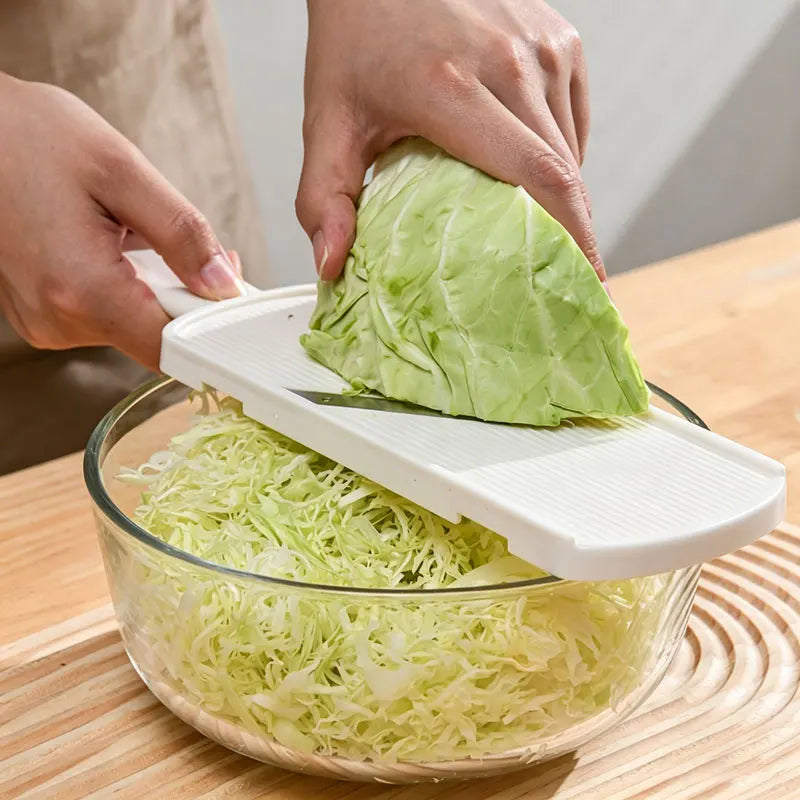 Manuelle Multifunktionsreibe für Kohl, extra feiner Gemüseschneider und -reibe für Kohl, Karotten