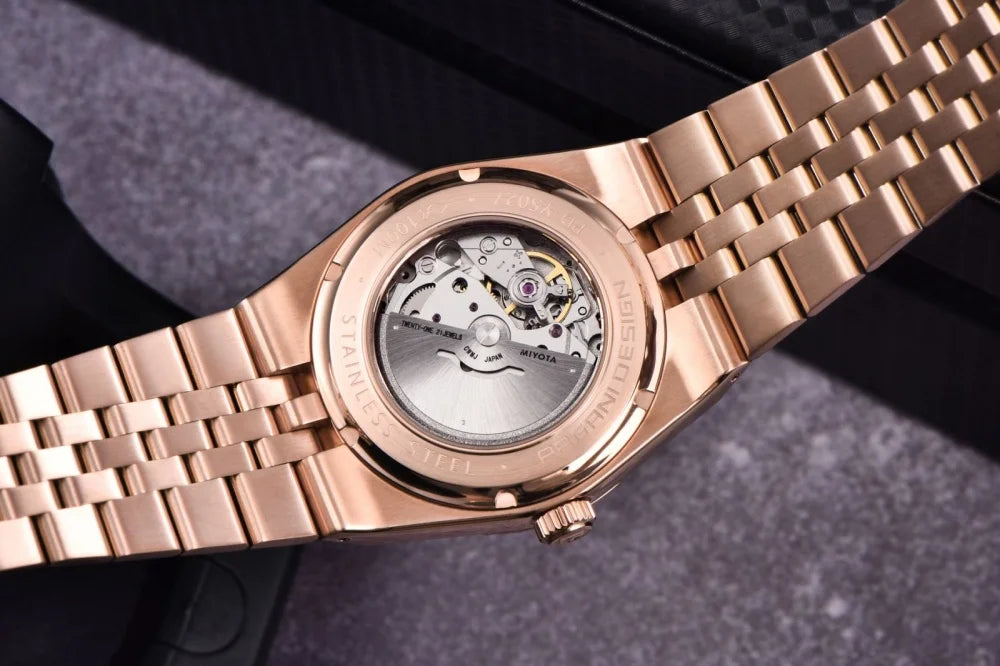 PAGANI DESIGN Orologio da Polso Meccanico Uomo Modello PD-YS027 Acciaio Inossidabile Vetro Zaffiro