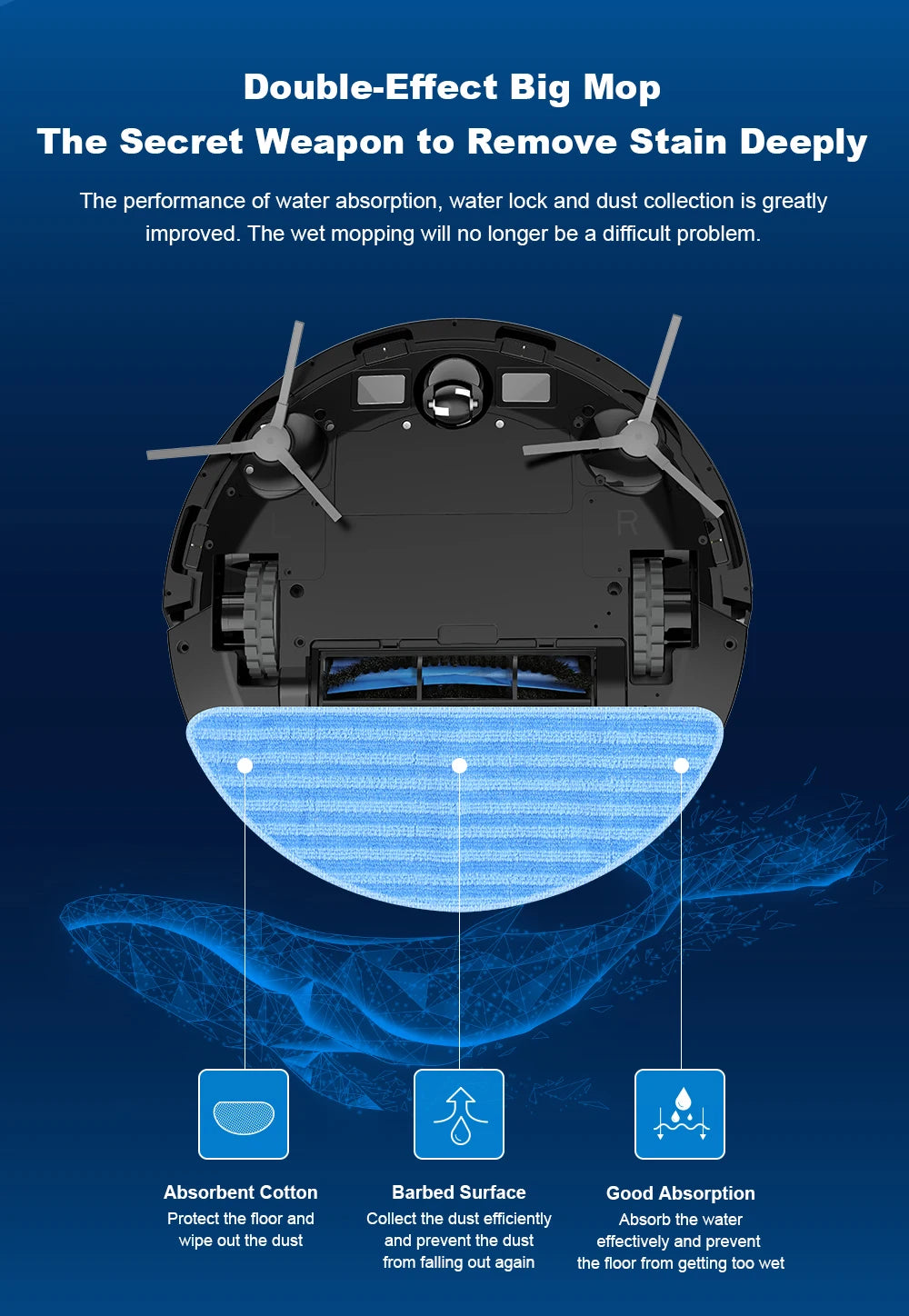 (codice promozionale: AEGG66)  Aspirapolvere robot ibrido Liectroux X6,navigazione laser Lidar,6500 pa,mappa multi-piano,pulizia a umido a forma di Y,zona vietata APP,area selettiva,riprendi punto di interruzione