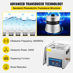 SucceBuy 10L 30L Ultraschallreiniger 28/40khz Doppelfrequenz Digital Tragbar Waschmaschine Ultraschallreiniger Haushaltsgerät