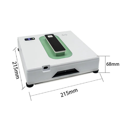 Window Cleaning Robot 2500PA with Strong Suction and Spray, Anti-falling Electric Window Cleaner Robot with Remote Control and Vacuum Cleaner