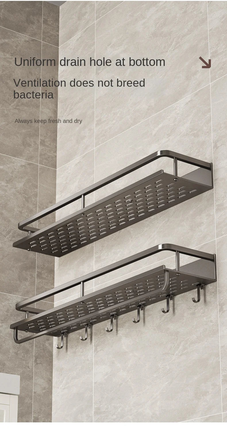 Scaffale di stoccaggio multifunzionale da cucina di lusso leggero, portaspezie a parete, condimento senza fori, portaoggetti da parete in acciaio inossidabile