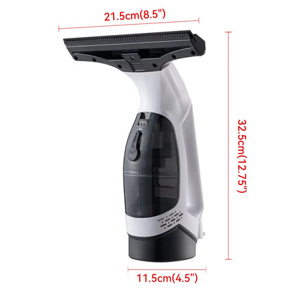 Podofo Ricaricabile Aspirapolvere Elettrico per Finestre, Pulitore Automatico per Vetri, Raschietto e Lama per Pulizia di Cucina, Pareti e Superfici