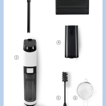 Cordless Handheld Vacuum Cleaner Robot Wet and Dry Cleaning RL9Max 14000pa Super Strong Suction Self-heating Brush 4000mAh Battery