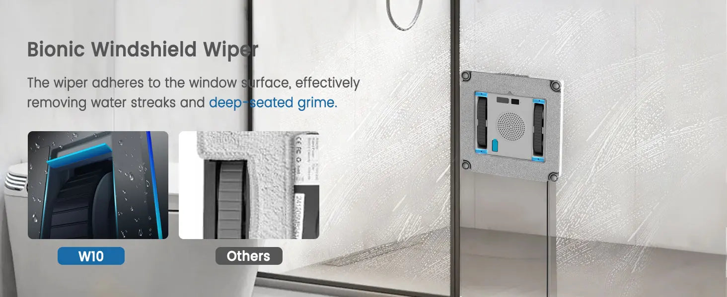 COTIAR Winbot W10 3100Pa Fensterputzroboter mit 5 Reinigungsmodi, intelligenter App- und Fernbedienung