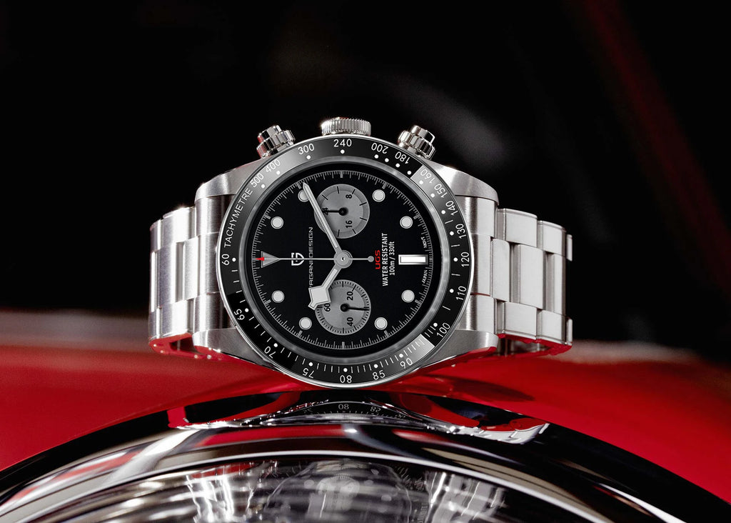 Nuovo Orologio da Uomo PAGANI DESIGN BB Panda 2026, Orologio al Quarzo di Lusso Retrò, Cronografo Sportivo da Polso, Impermeabile 100M, Luminoso