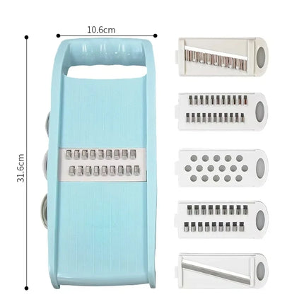 5-in-1 Multifunctional Vegetable Chopper, Onion Chopper, Food Chopper, Kitchen Mandoline, Vegetable Slicer