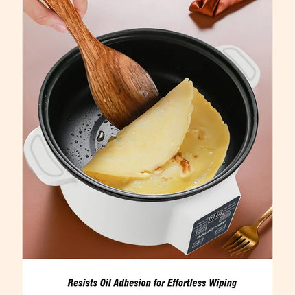 220V Multifunctional Cooker Single/Double Layer Portable Electric Pot 1.7L Household Non-Stick Pan for Ramen, Dumplings, Oatmeal