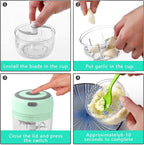 100ML/250ML Elettrico Tritacarne Aglio Chopper Ruota Aglio Presse Frantoio Verdura Cipolla Cutter Cucina Accessori Da Cucina