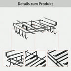 Scaffale sospeso per armadio sottopiano in acciaio inossidabile per cucina, ripiano sottopiano, organizer da cucina