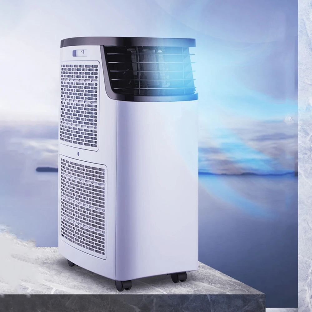 Condizionatore d'aria mobile da 15000 Btu con conversione di frequenza, silenzioso, solo raffreddamento, macchina all-in-one per uso domestico e commerciale