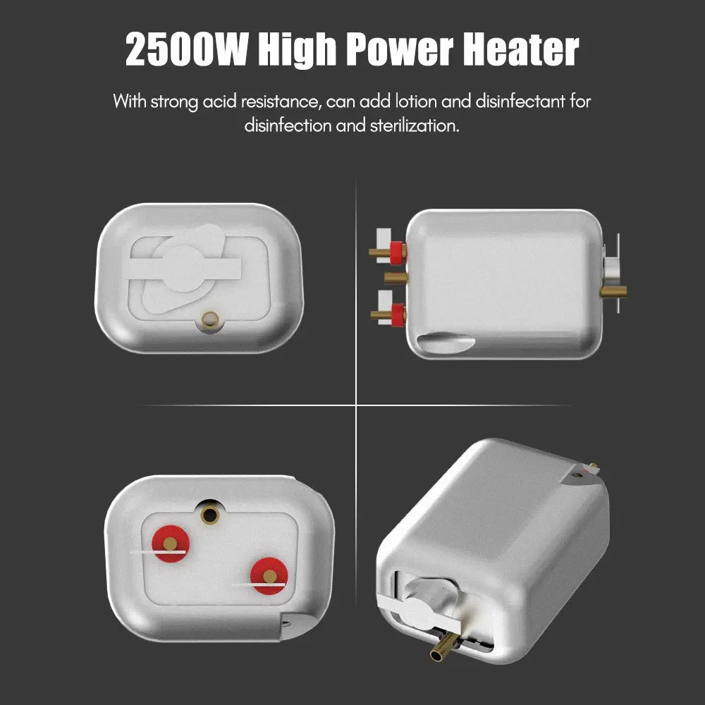 2500W Dampfreiniger Hochtemperatursterilisation Tragbarer Hochdruckreiniger für die Küche, das Auto und die Klimaanlage zu Hause