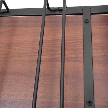 Scaffale portaoggetti da parete in metallo, portabottiglie da bar, supporto per cucina, ristorante, bagno