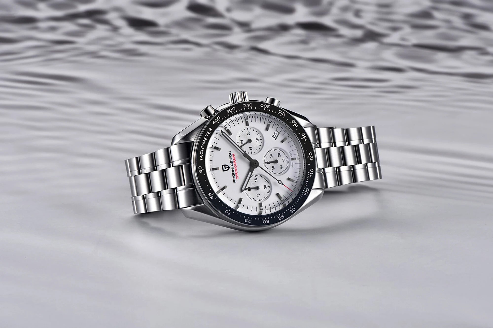 PAGANI DESIGN Orologio da Uomo al Quarzo Cronografo Modello PD-1701 Vetro Zaffiro Impermeabile 100M