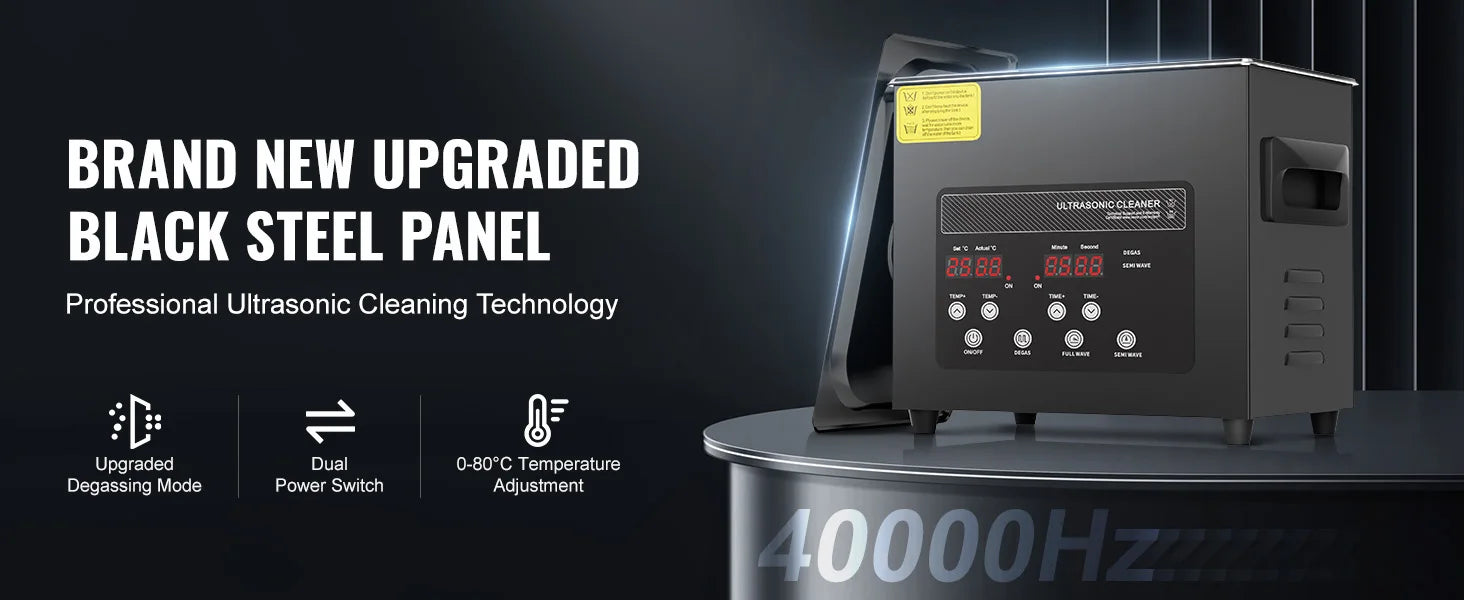 SucceBuy 2L 3L 6L 10L 15L Ultraschallreiniger Tragbare Ultraschall-Spülmaschine Ultraschall-Haushaltsgeräte mit Timer