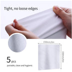 K&F Concept 5er-Set einzeln vakuumverpackte Mikrofasertücher zur Reinigung von Kameraobjektiven/iPhones/Computern/iPads/LED-Bildschirmen/Brillen