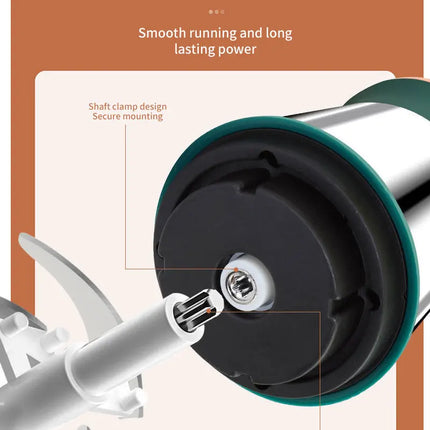 Electric Meat Grinder 2L, Stainless Steel Food Processor and Vegetable Chopper, Multifunction Blender and Slicer