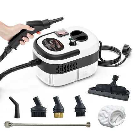 2500W Pulitore a vapore portatile ad alta pressione per sterilizzazione ad alta temperatura per condizionatore d'aria, cucina, auto e casa