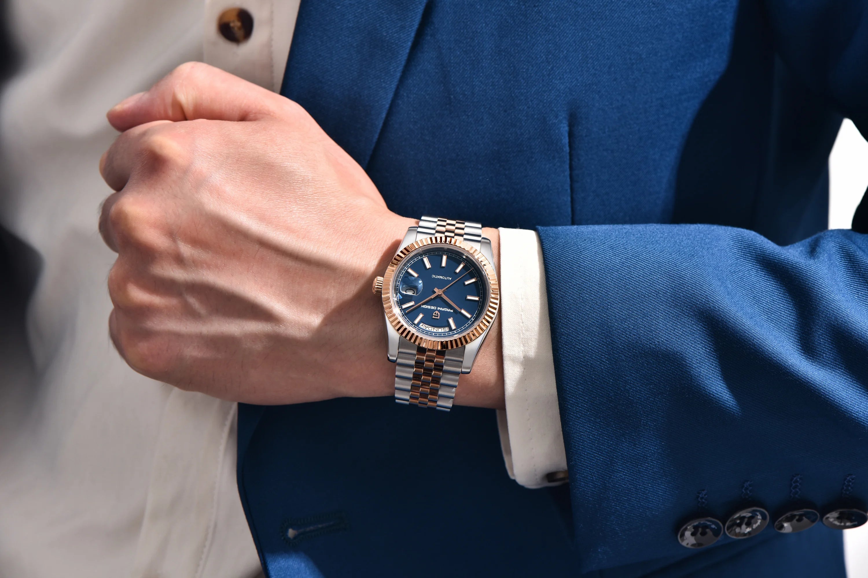 PAGANI DESIGN emailliertes Zifferblatt 2025 neue Herrenuhren DD36 Silber Gold automatische Luxus-Herrenuhr wasserdichte mechanische Armbanduhr