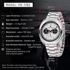 PAGANI DESIGN Orologio da polso al quarzo con cronografo VK63 e vetro zaffiro