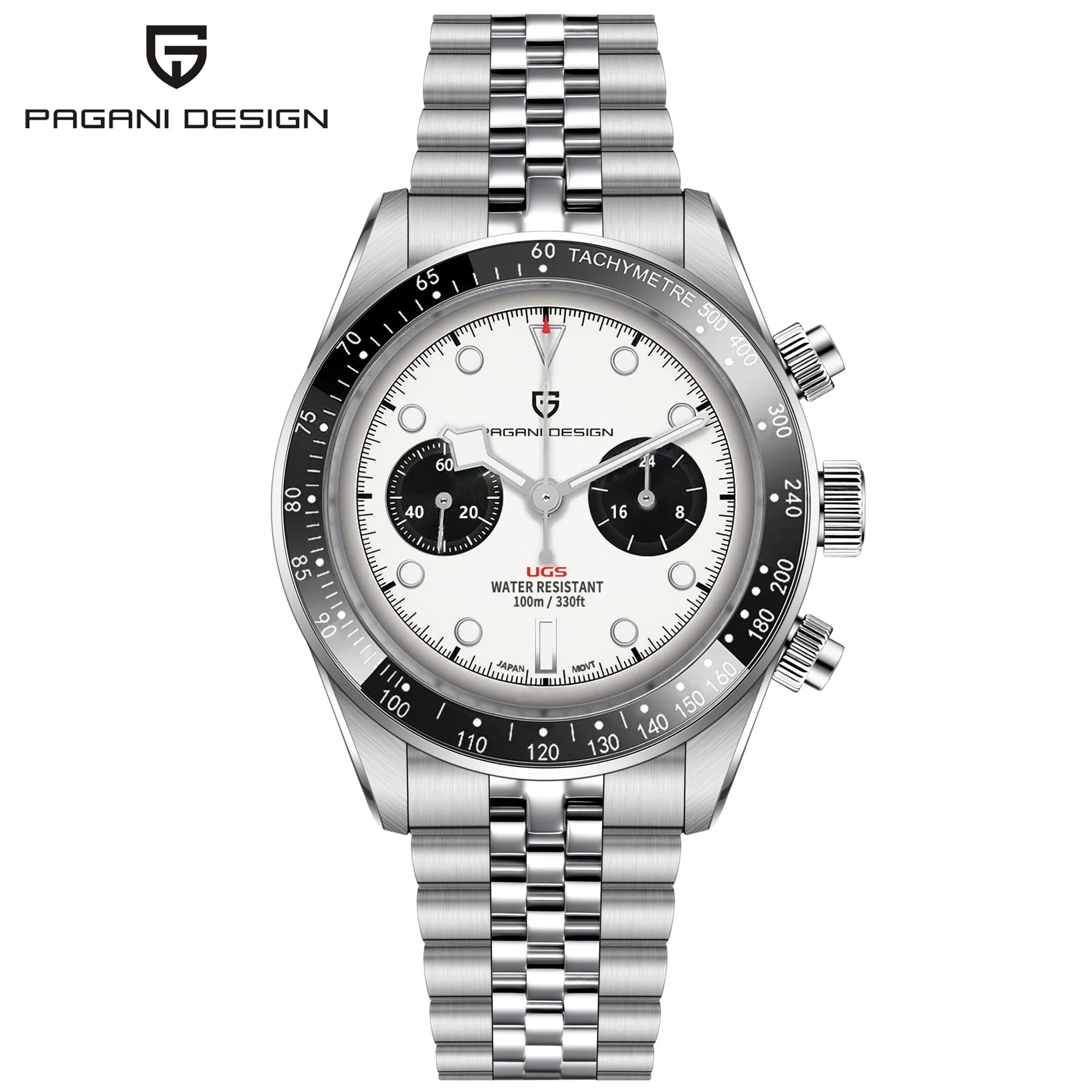 Neue PAGANI DESIGN BB Panda 2026 Herrenuhr, Retro Luxus-Quarzuhr, Sport-Chronograph, 100M wasserdicht, leuchtend