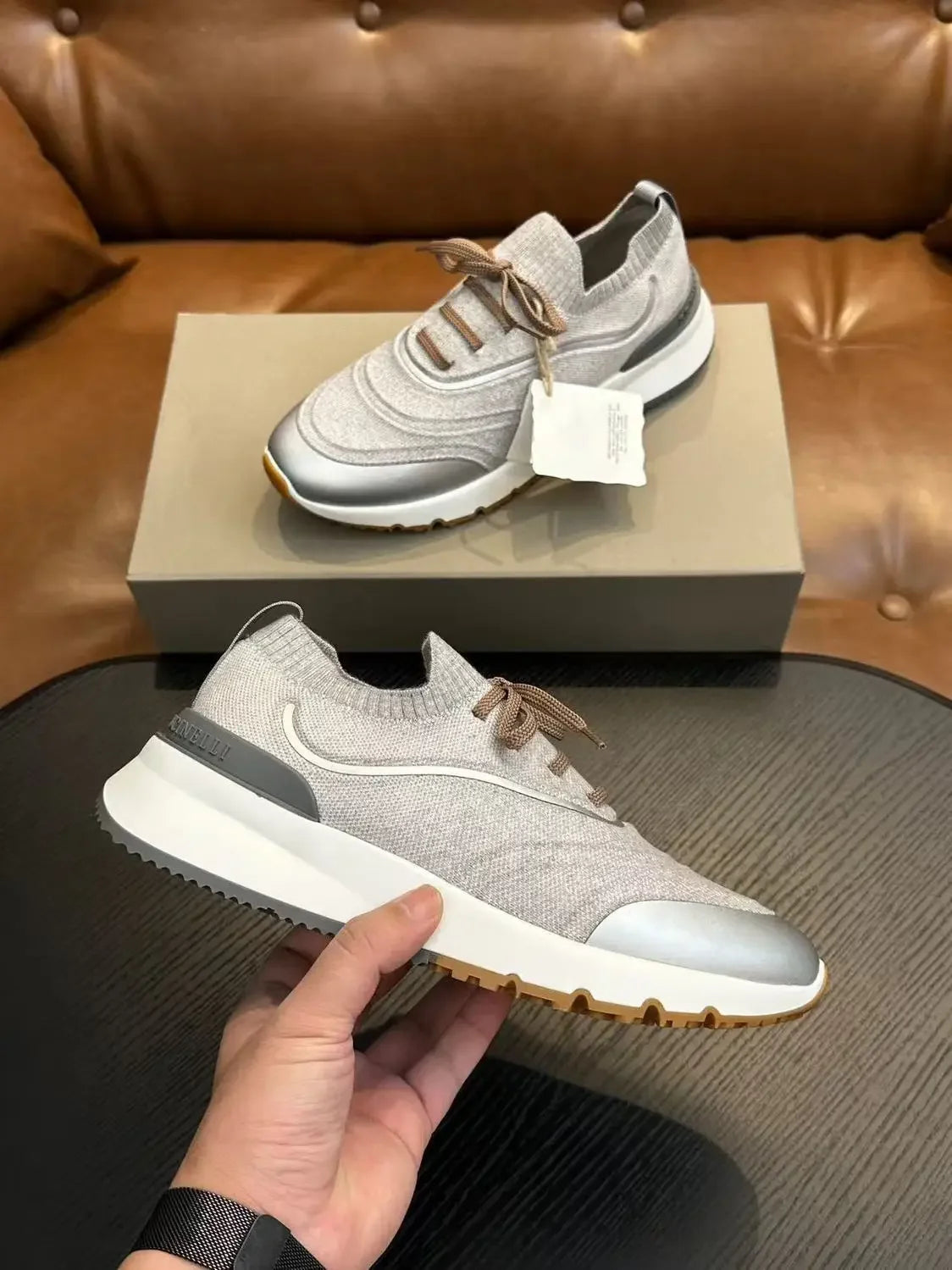 Herren-Sneaker Casual 2026, atmungsaktiv und bequem, Slip-On-Modell