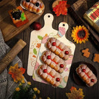 3/6 Stück Mini-Holzschneidebrett DIY leere Tabletts Graffiti-Spielzeug für Kinder Graffiti-Malbrett Holz-Tischsets Weihnachtsdekoration
