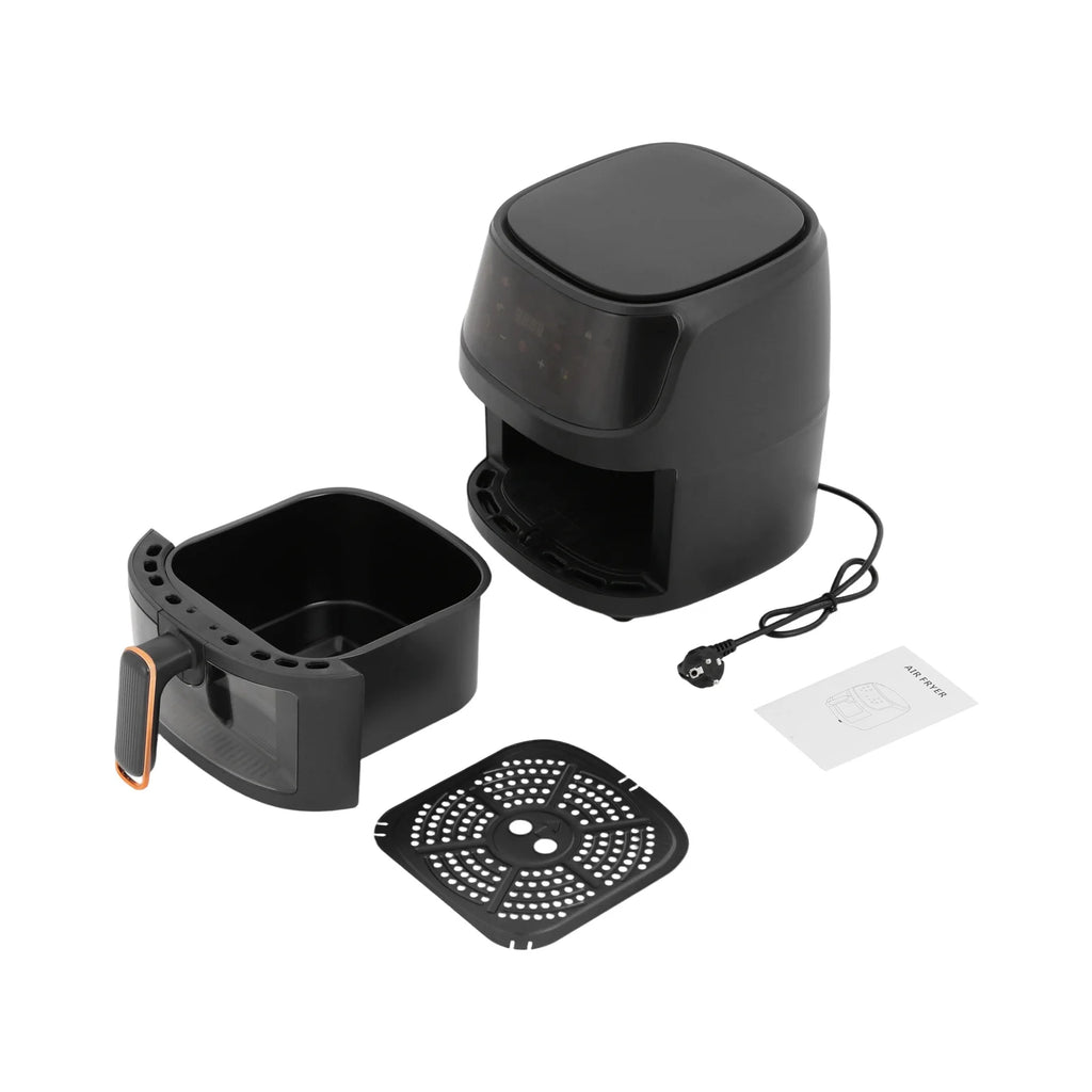 Friggitrice ad aria 5 litri 1350W 220V con controllo temperatura NTC, nero o bianco