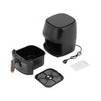 Friggitrice ad aria 5 litri 1350W 220V con controllo temperatura NTC, nero o bianco
