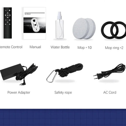 Robot window vacuum cleaner that cleans the remote-controlled electric glass cleaner