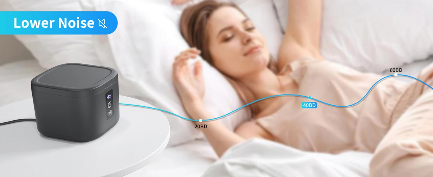 KUNPHY Ultraschallreiniger Schmuckreinigungsset UV-Licht-Sterilisations-Sonic 48kHz für Uhren, Kontaktlinsen, Brillen, Zahnersatz, Zähne