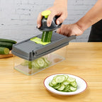 14/16 in 1 tritatutto per verdure multifunzionale cipolla patate tritatutto griglia alimentare grattugia per uso alimentare affettatrice per verdure da cucina Dicer